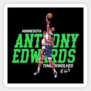 Anthony Edwards Wolves Dunk Sticker